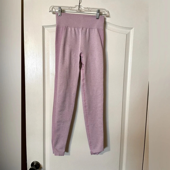 Gymshark Women’s Seamless Flex Leggings Size Small Lavender Purple Activewear - Picture 1 of 9